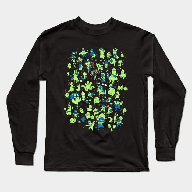 The Multiverse Mash Long Sleeve T-Shirt by mikejbecker